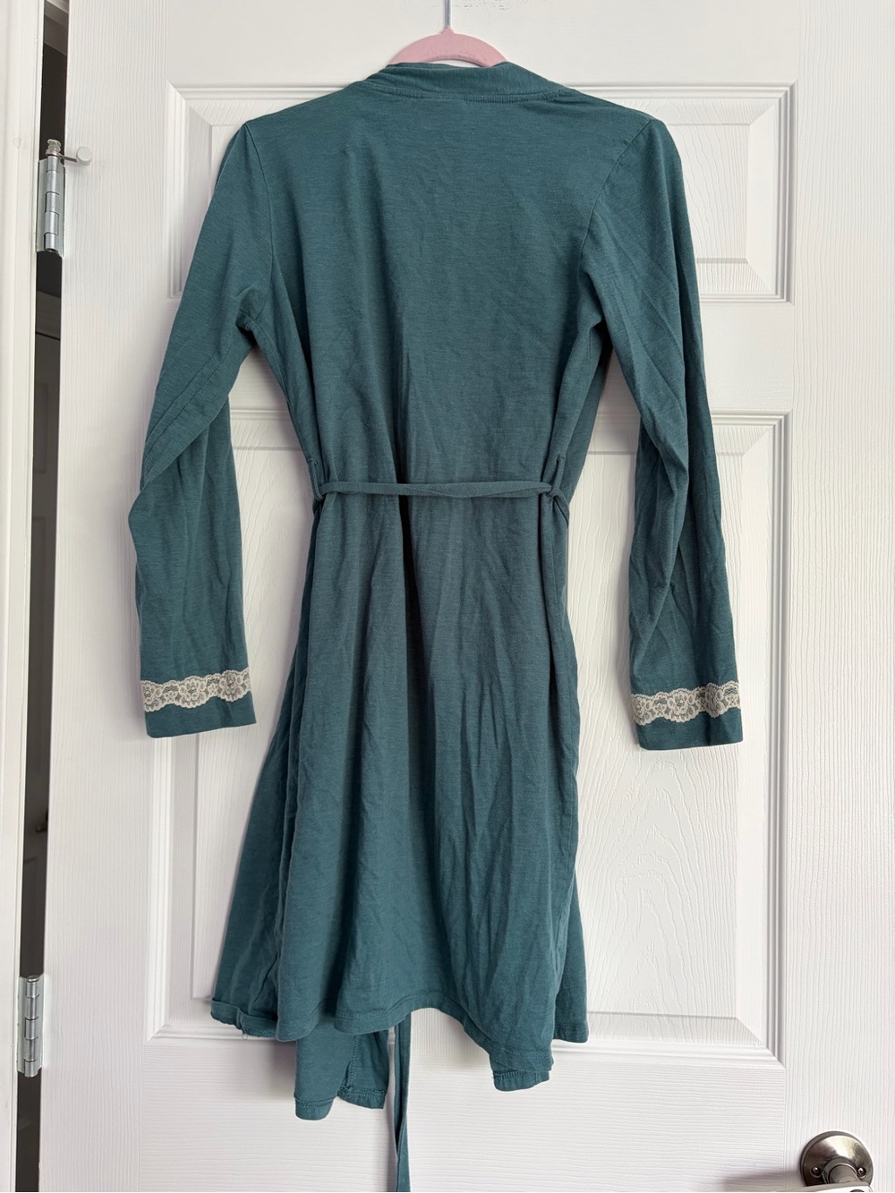 Oh Baby by Motherhood Teal Nursing Robe - Picture 2 of 7